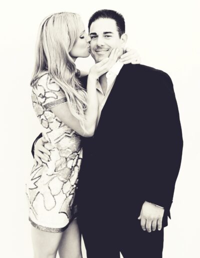 Justin Milmeister and his wife B_W